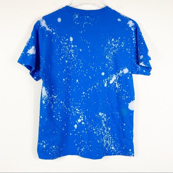 Custom Bleached Pompéi Italia Travel Tee Sz S - Picture 2 of 4